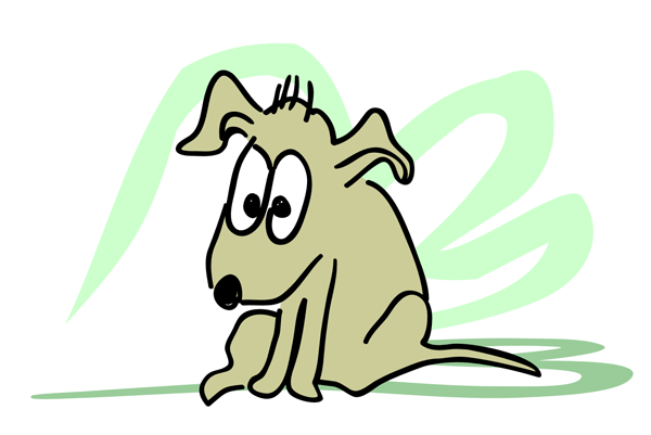 600x401 Funny Dog Clipart