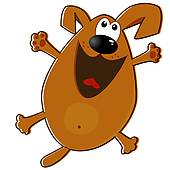 170x170 Clipart Of Funny Dog K12502771