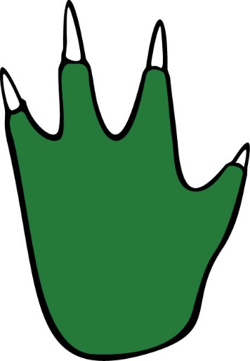 356x514 Monster Clipart Foot