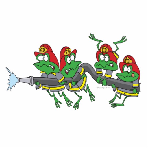 512x512 Funny Firefighter Cartoon Clipart Panda