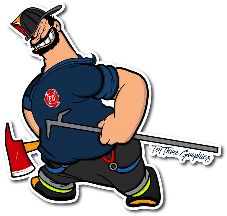 Funny Firefighter Cartoon | Free download on ClipArtMag