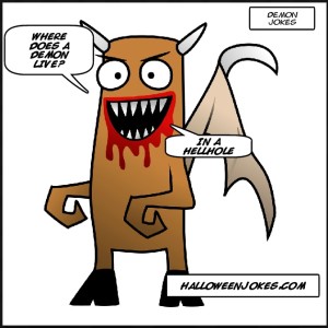 300x300 Halloween Demon Joke Kids Halloween Jokes