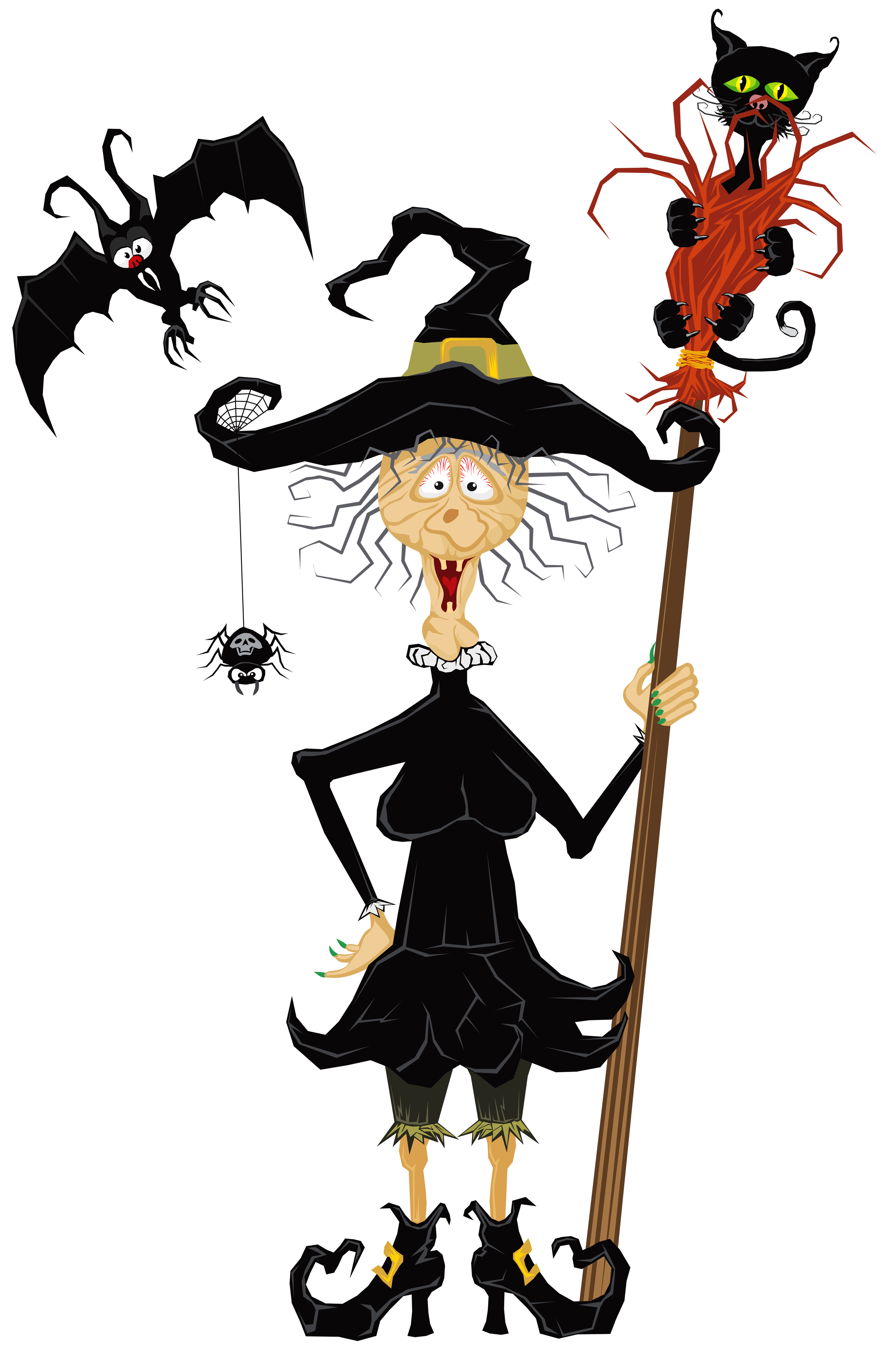 2800x4215 Witch Clipart Funny