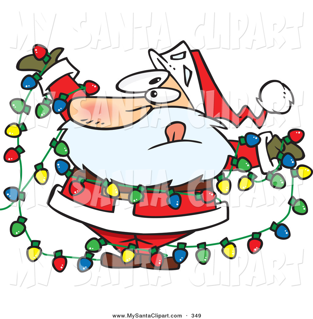 1024x1044 Clip Art House With Xmas Lights Clipart