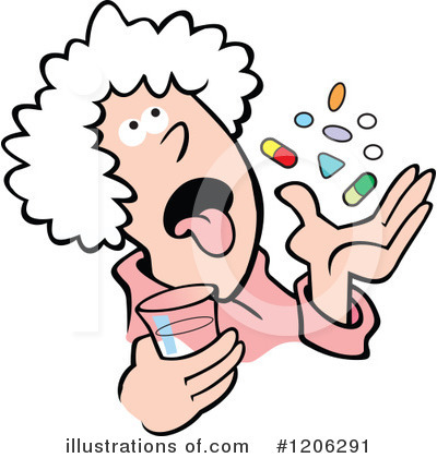 400x420 Funny Old Lady Clipart
