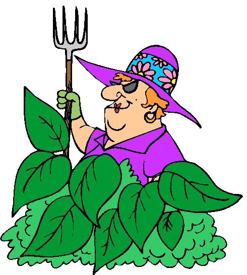 490x546 Funny Clipart Gardening
