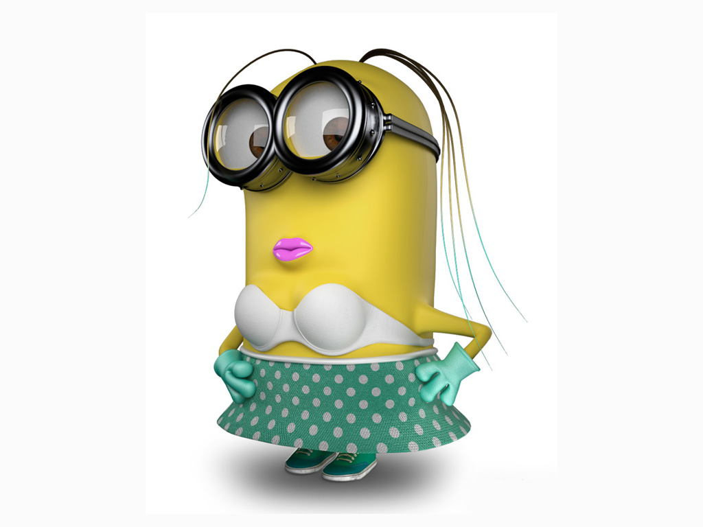 1024x768 Girl Minion