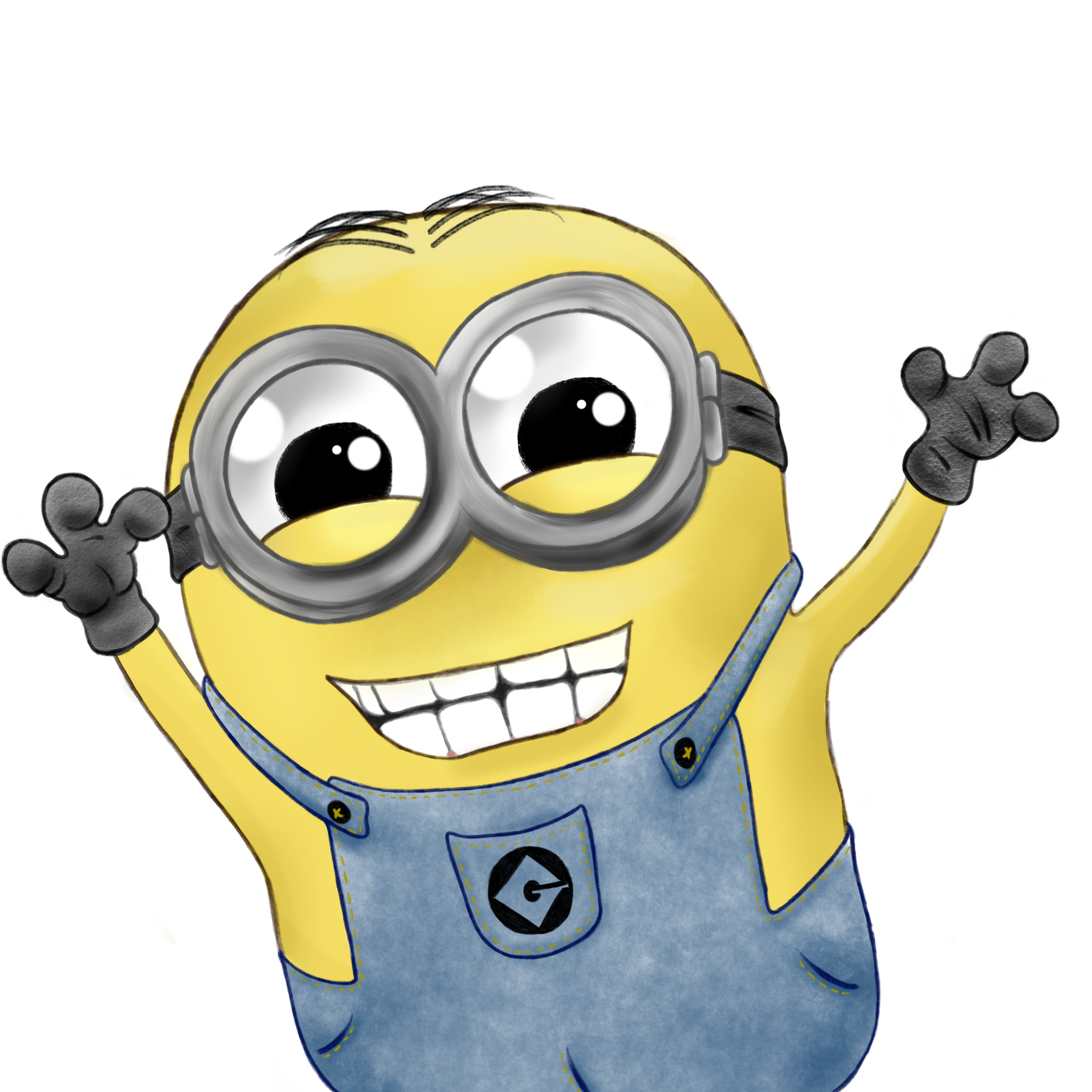 2048x2048 Minion Despicable Me Clip Art Image