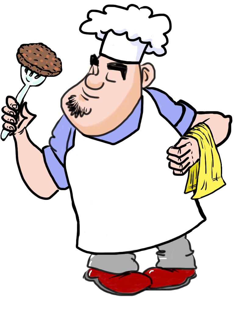 768x1024 Funny Cooking Clipart