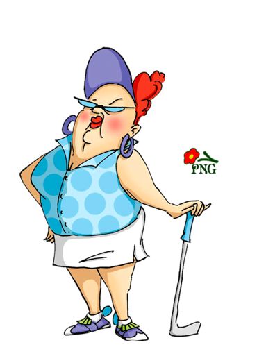 383x500 Funny Old People Vector Clipart Vector