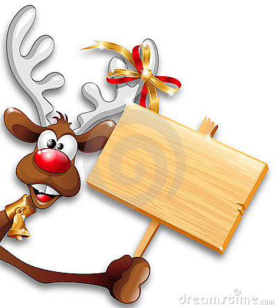 400x445 Funny Reindeer Clipart