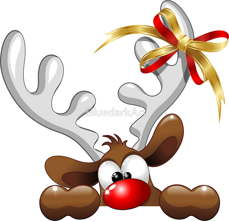 800x772 Funny Reindeer Clipart