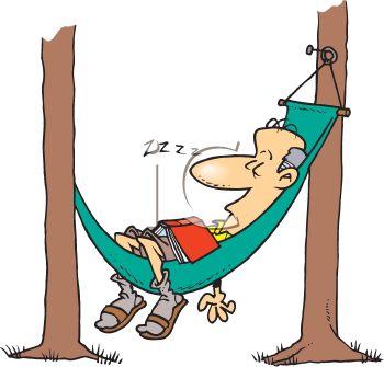 350x335 Hammock Clipart Retirement