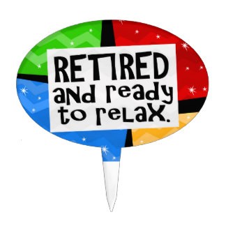 324x324 Funny Retirement Cake Toppers Zazzle