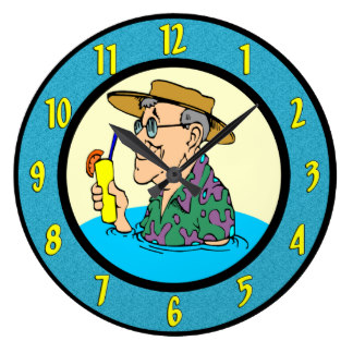324x324 Funny Retirement Wall Clocks Zazzle