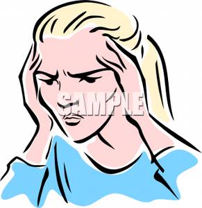 291x300 Clipart Free Stressed Out Woman