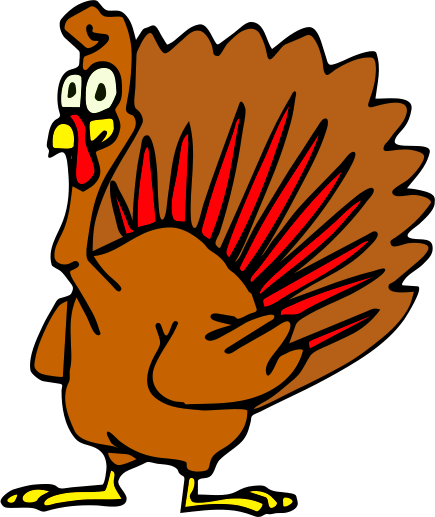 435x517 Silly Turkey Cliparts 257620