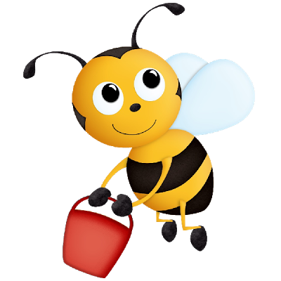 400x400 Funny Valentine Honey Bee Clipart