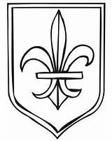 160x202 Simple Fleur De Lis Logo Design For Shield And Breast Plate
