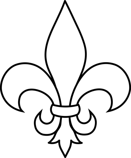 456x550 Simple Fleur De Lis Logo Design For Shield And Breast Plate