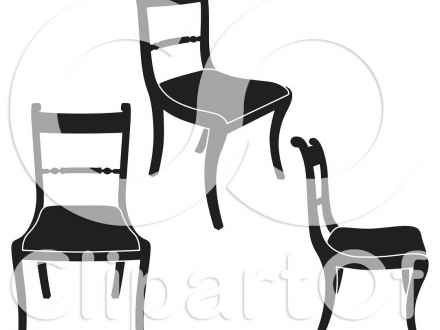 440x330 Dining Table Clipart Black And White Furniture Clipart Furniture