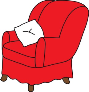 289x300 Arm Chair Clipart Image