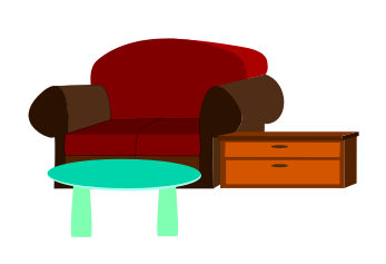 347x237 Furniture Clipart Transparent