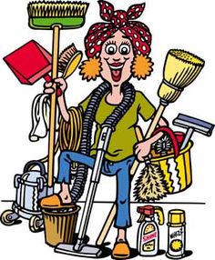 236x286 Cleaning Lady Clipart