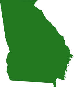 255x300 State Of Georgia Map Clip Art