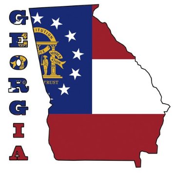 355x355 State Of Ga Clipart