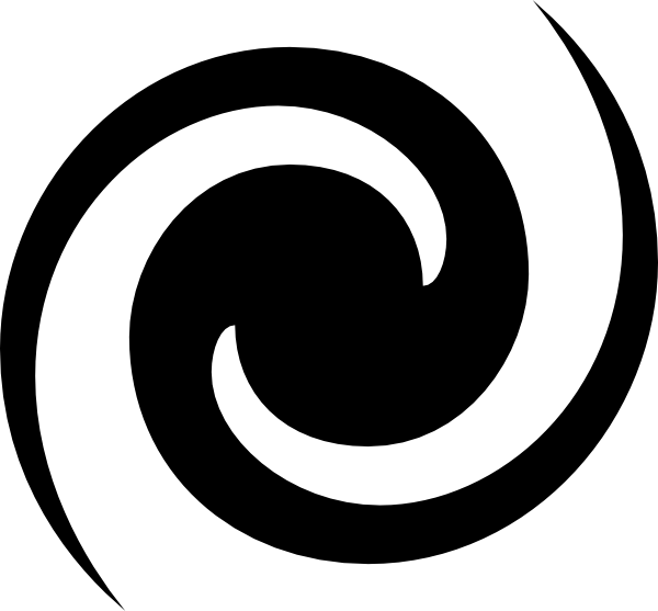 600x557 Galaxy Clipart Black And White