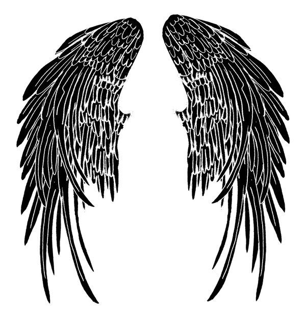 600x614 Angel Wings Clip Art Free Clipart 2 Image