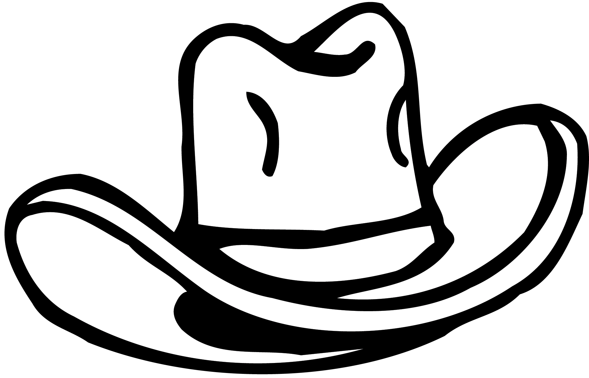 2000x1284 Hat Clipart 10 Gallon