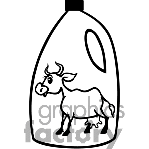 300x300 Milk Carton Clipart Milk Bottle