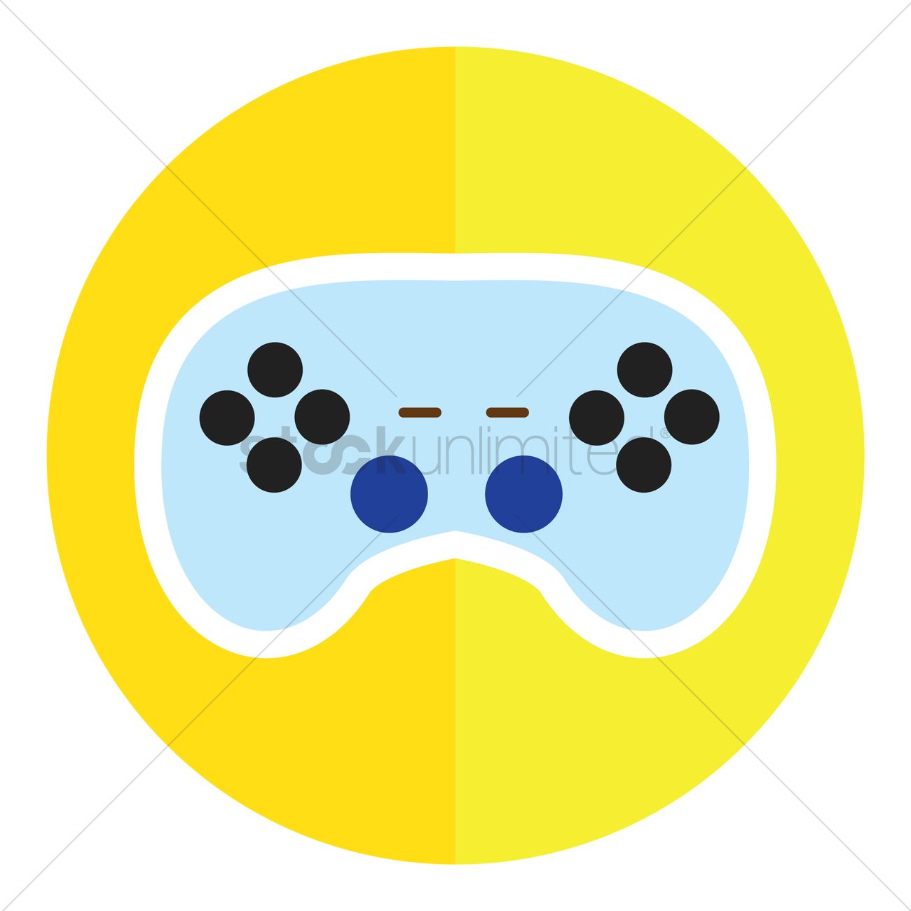 1300x1300 Gaming Controller Vector Image