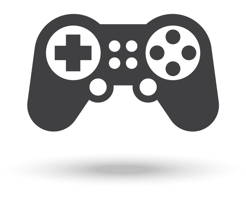 800x655 Video Game Controller Clipart Black And White
