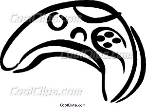 300x220 Game Controller Vector Clip Art