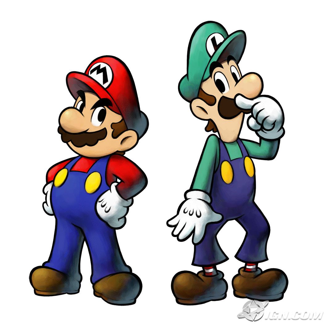 1063x1055 Mario And Luigi Clipart