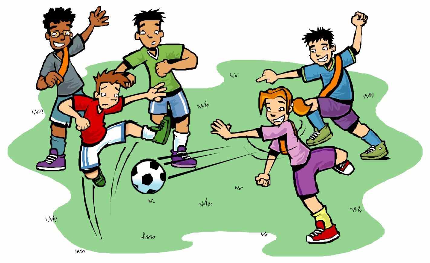 1422x869 Family Outdoor Games Clipart