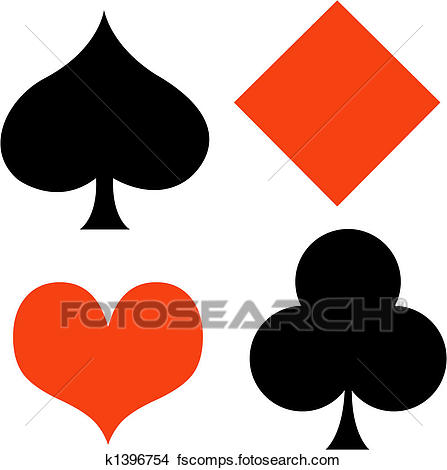 447x470 Clipart Of Poker Gambling Gaming Cards Graphic K1397125