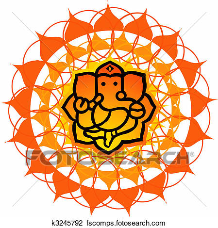 449x470 Clip Art Of Lord Ganesh K3245792