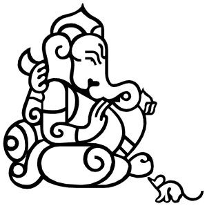 300x298 27 Best Ganesh Colourings Images Mandalas, Drawing