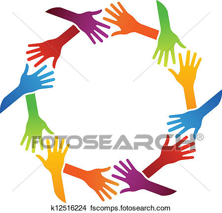 450x433 Clipart Of Circle Of Friendship K12516224