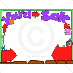 300x300 Multi Family Yard Sale Clip Art