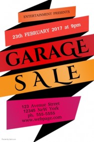 188x282 Customizable Design Templates For Garage Sale Flyer Postermywall