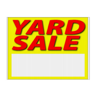 324x324 Garage Sale Yard Amp Lawn Signs Zazzle