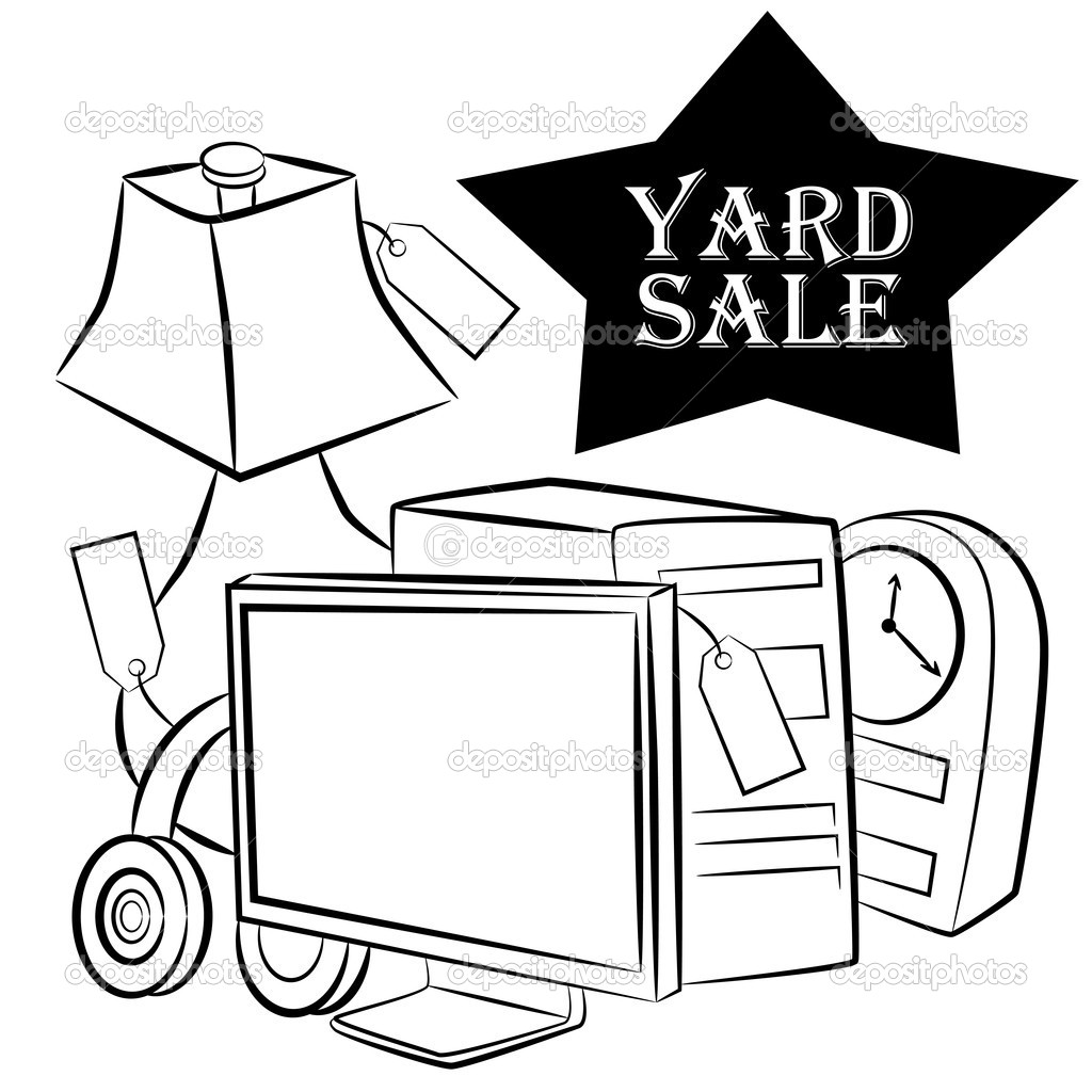 1024x1024 Sale Multi Family Yard Clipart
