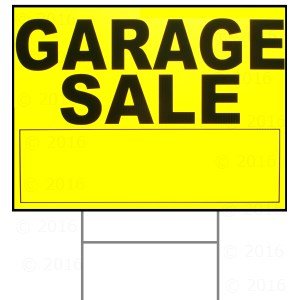 300x300 18 X 24 Garage Sale Sign W H Stake Industrial