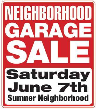 326x372 Garage Sale Sumner Association Of Neighbors (San)