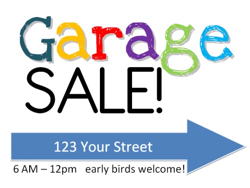 498x375 The Best Garage Sale Signs Ideas Yard Sale